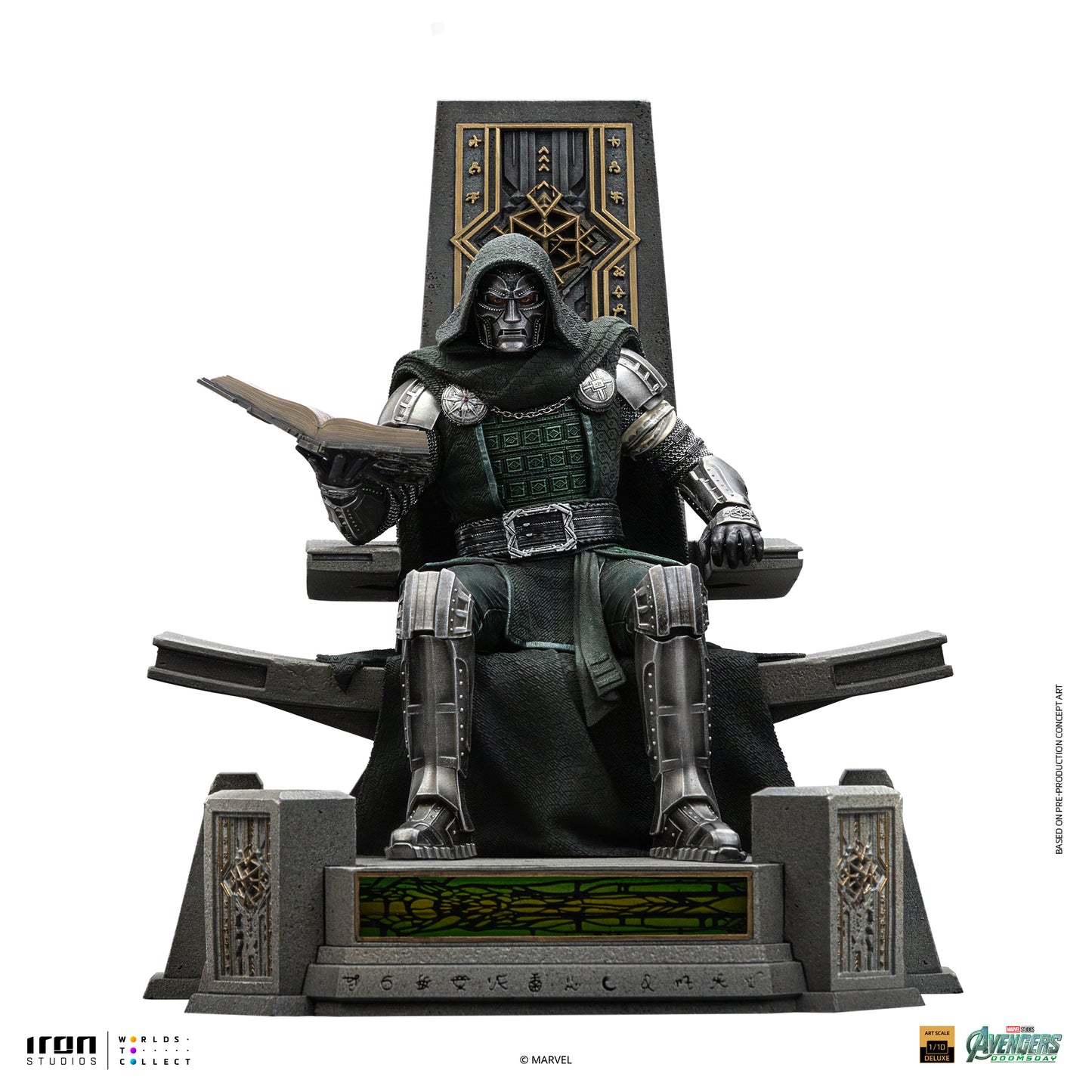 Doctor Doom on Throne Avengers Doomsday 1/10 Scale Statue Pre-order