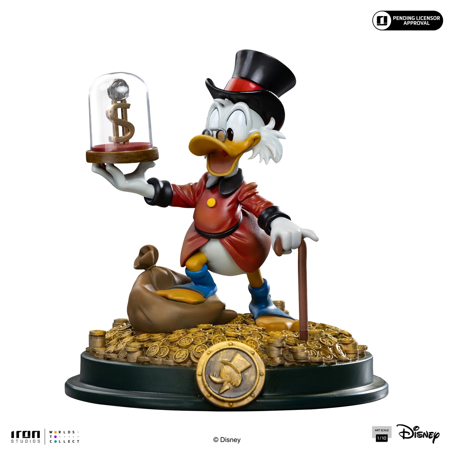 Uncle Scrooge Mcduck DuckTales 1/10 Scale Statue Pre-order