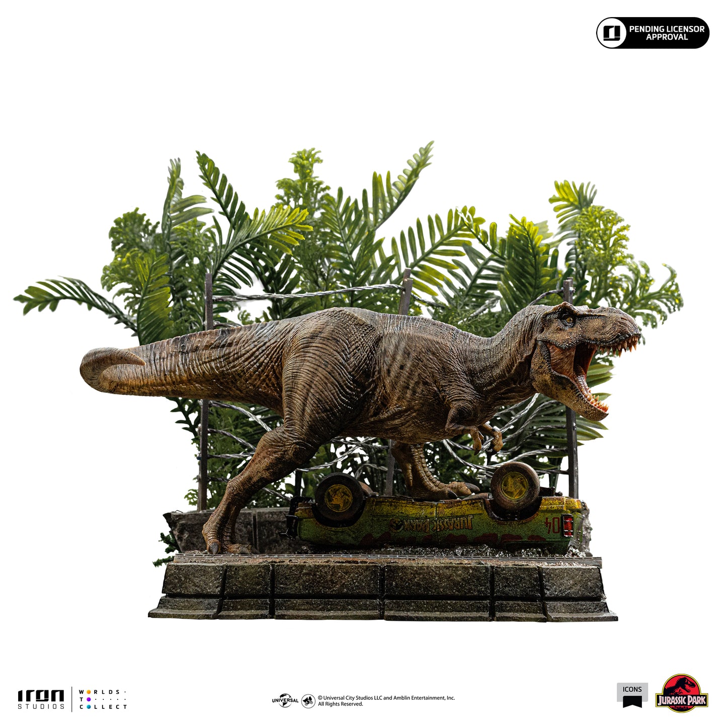 T-Rex Breakout Set A Jurassic Park Non-Scale Statue Pre-order