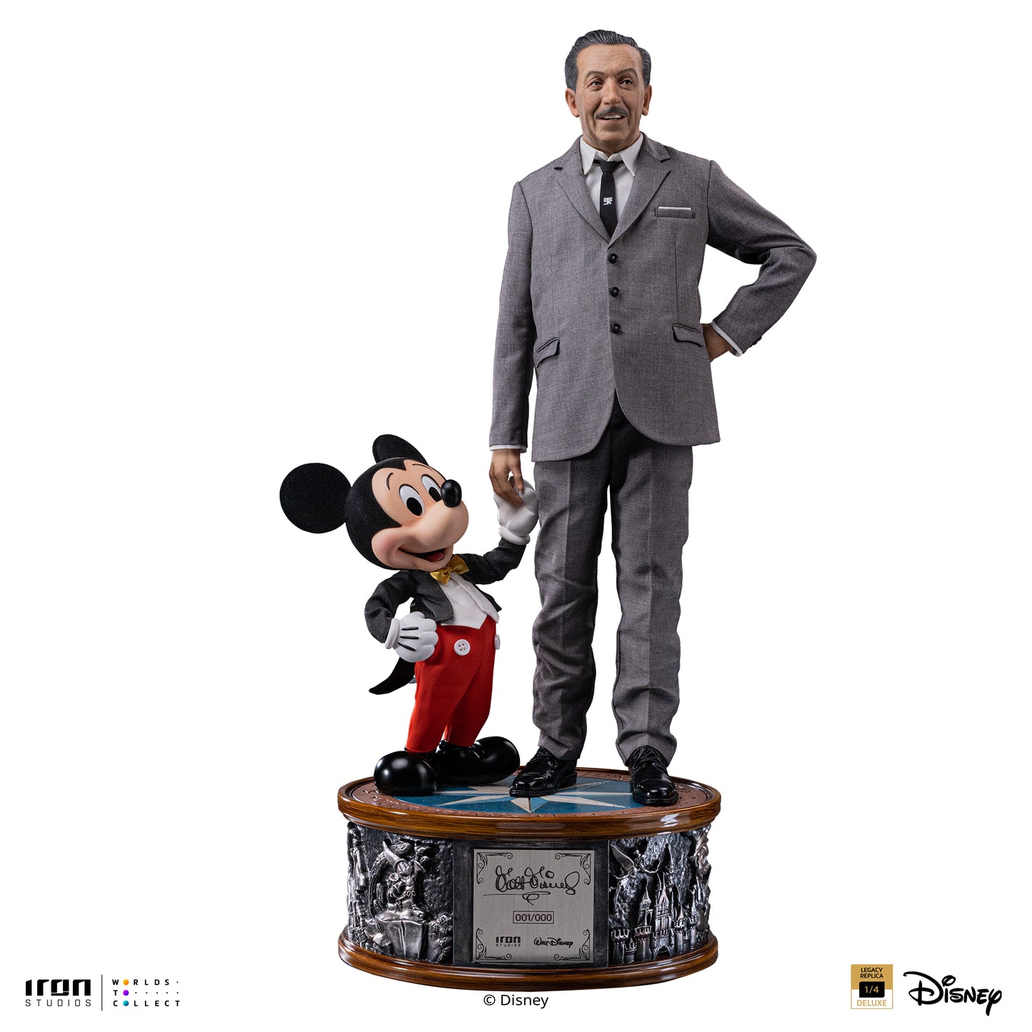 Walt Disney & Mickey Mouse Disney Classics 1/4 Scale Statue Pre-order
