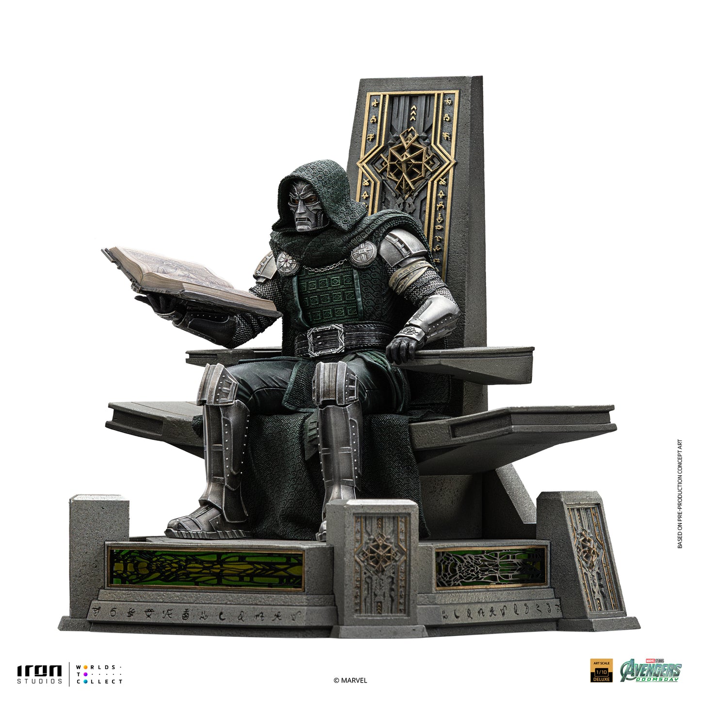 Doctor Doom on Throne Avengers Doomsday 1/10 Scale Statue Pre-order