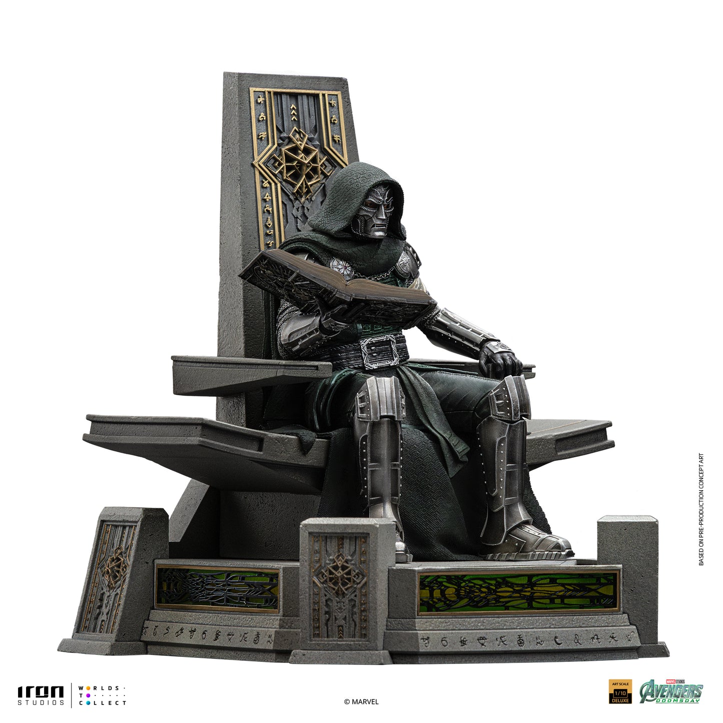 Doctor Doom on Throne Avengers Doomsday 1/10 Scale Statue Pre-order