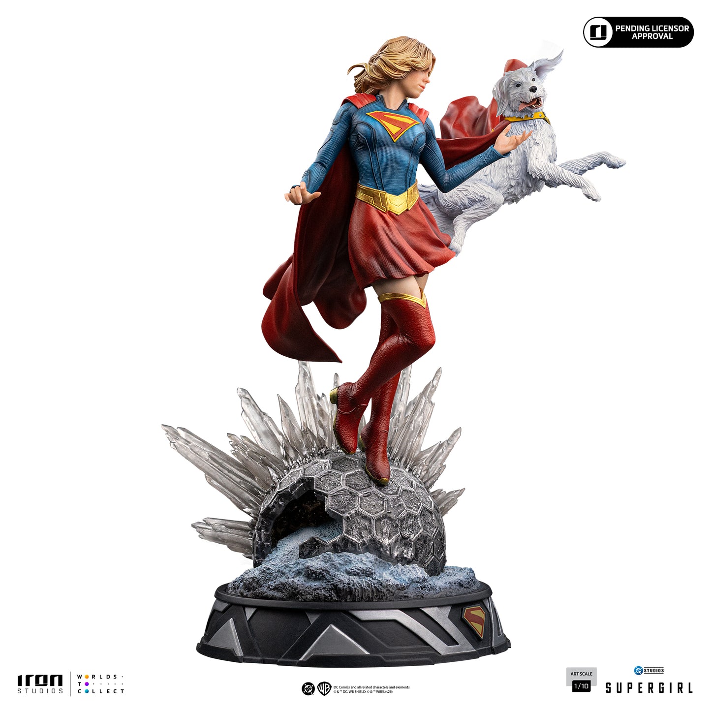 Supergirl & Krypto Supergirl Movie 1/10 Scale Statue Pre-order
