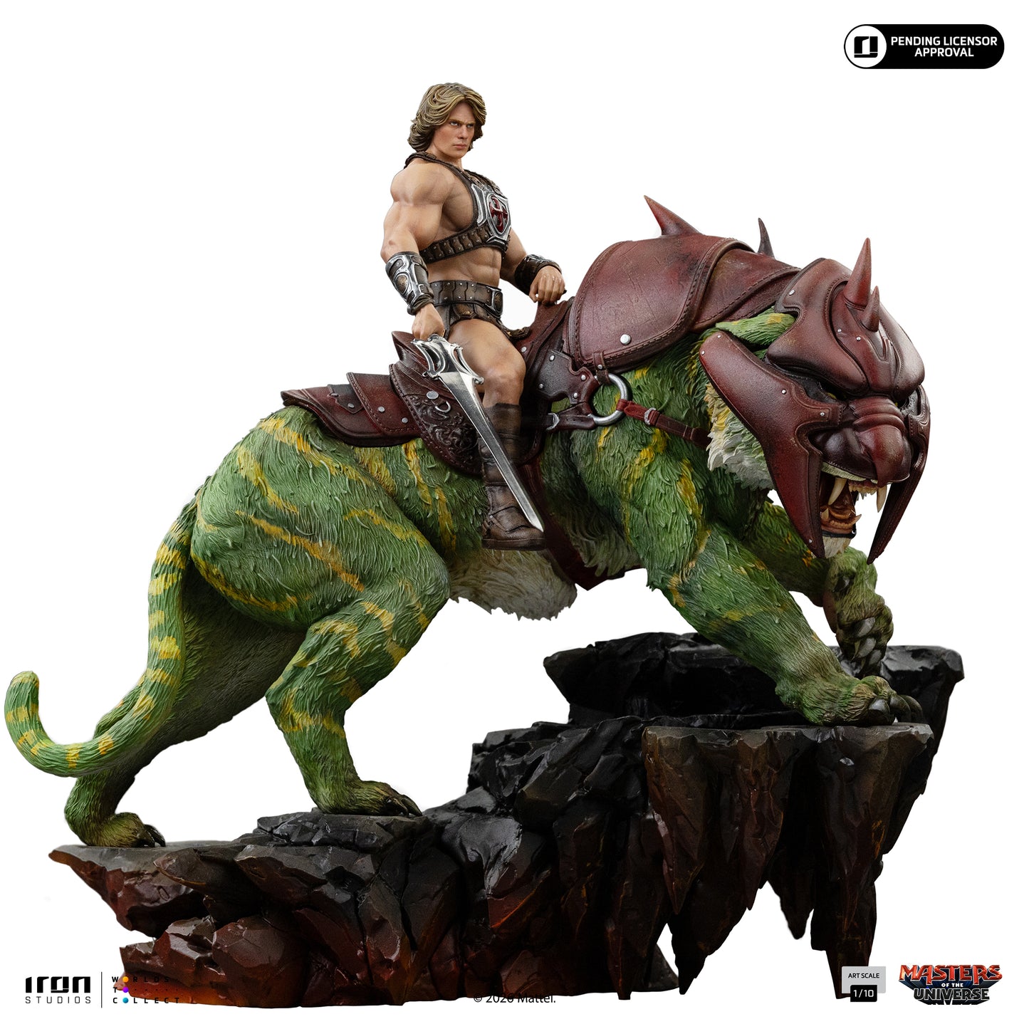 He-Man and Battlecat MOTU Movie 1/10 Scale Statue Pre-order