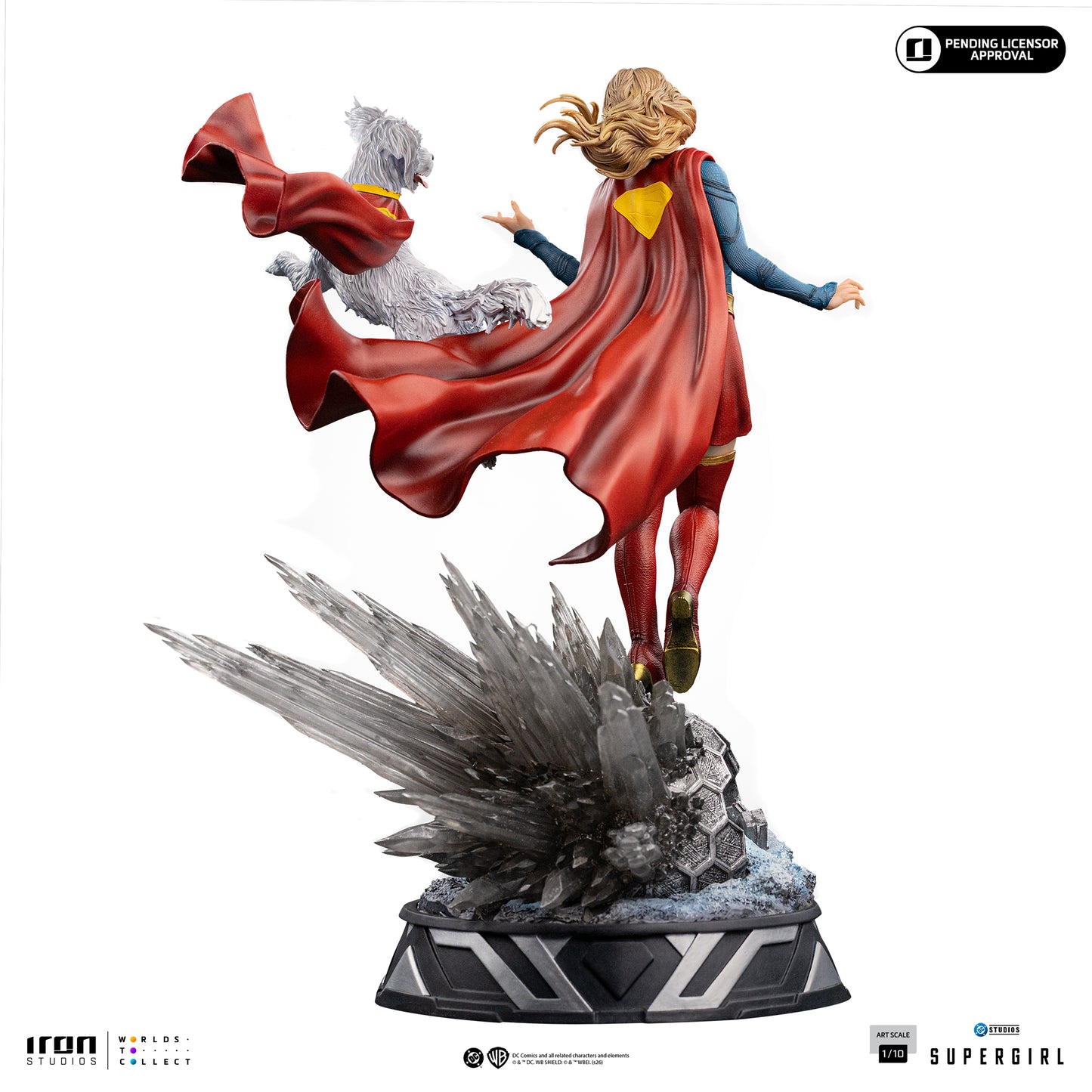 Supergirl & Krypto Supergirl Movie 1/10 Scale Statue Pre-order