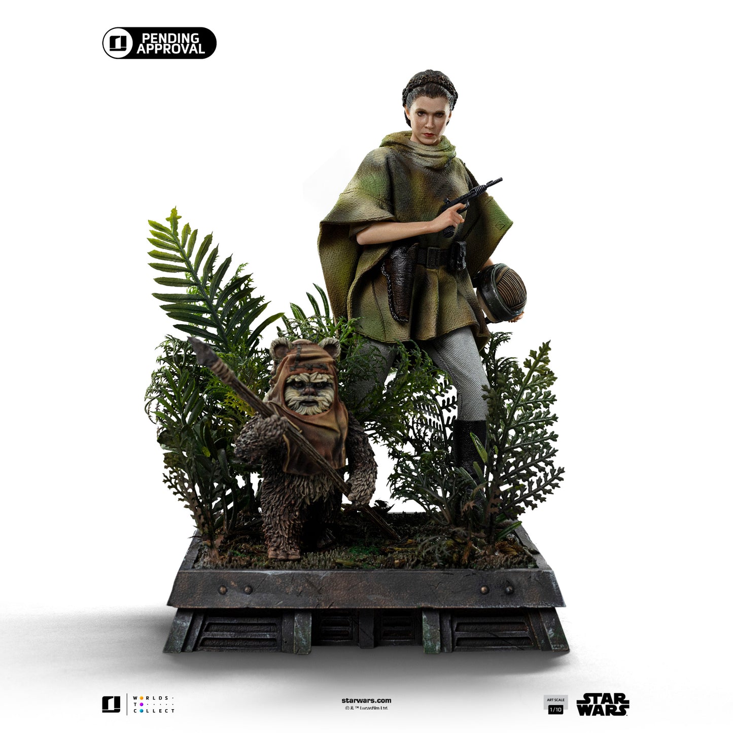 Leia and Wicket Star Wars ROTJ 1/10 Scale Statue Pre-order