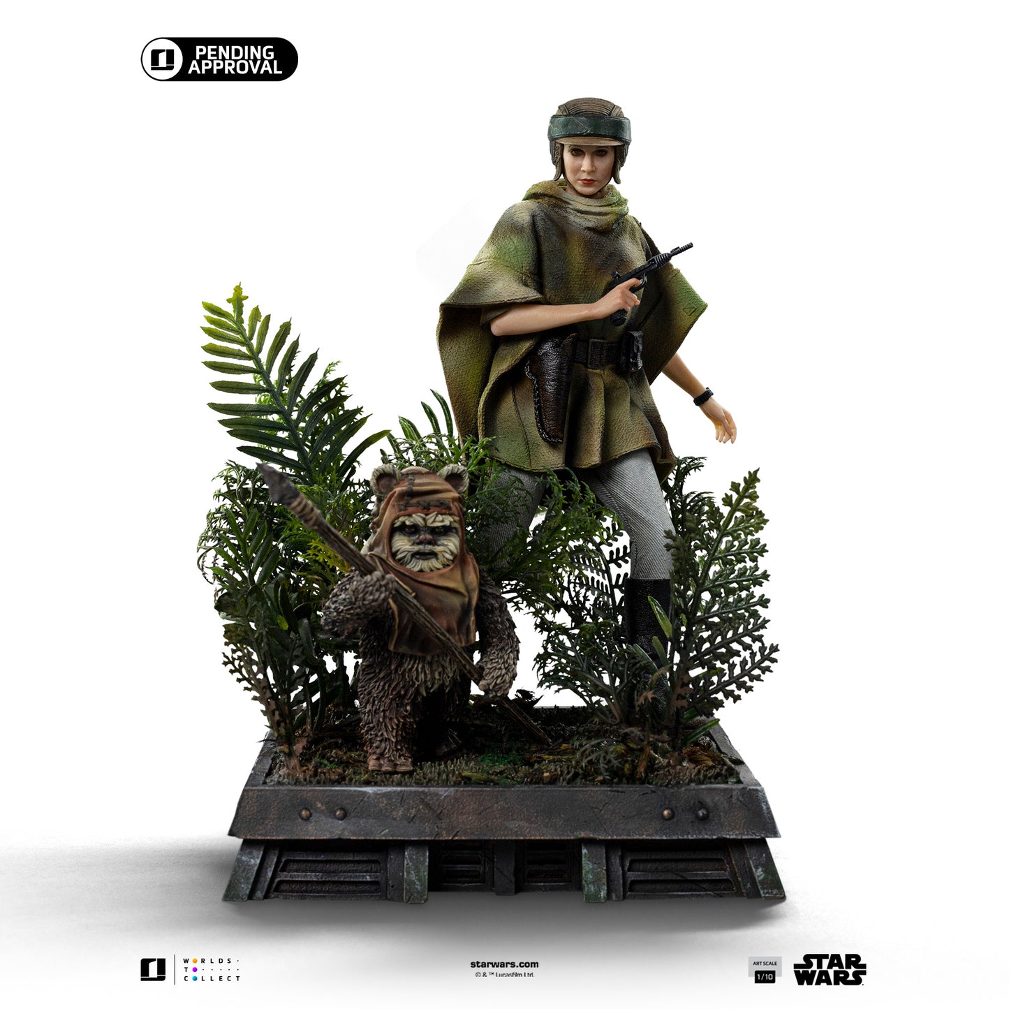 Leia and Wicket Star Wars ROTJ 1/10 Scale Statue Pre-order