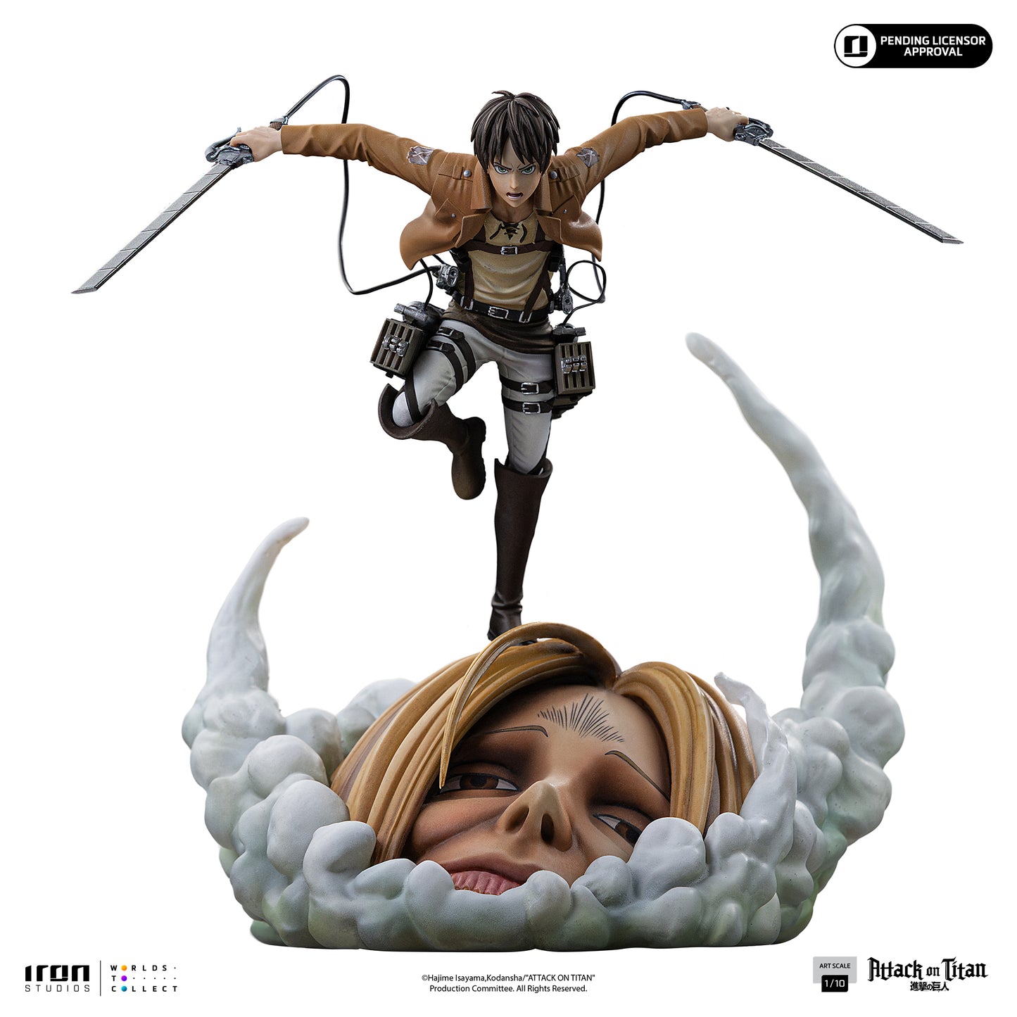 Eren Yeager Attack On Titan 1/10 Scale Statue Pre-order