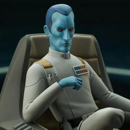 Grand Admiral Thrawn on Throne Star Wars Rebels 1/7 Scale Statue
