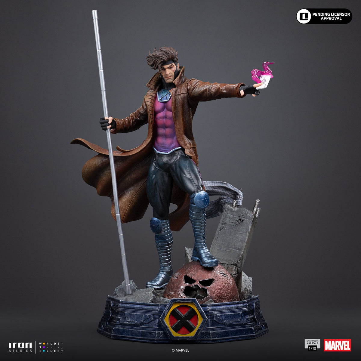 Gambit Unleashed X-Men 1/10 Scale Statue Pre-order