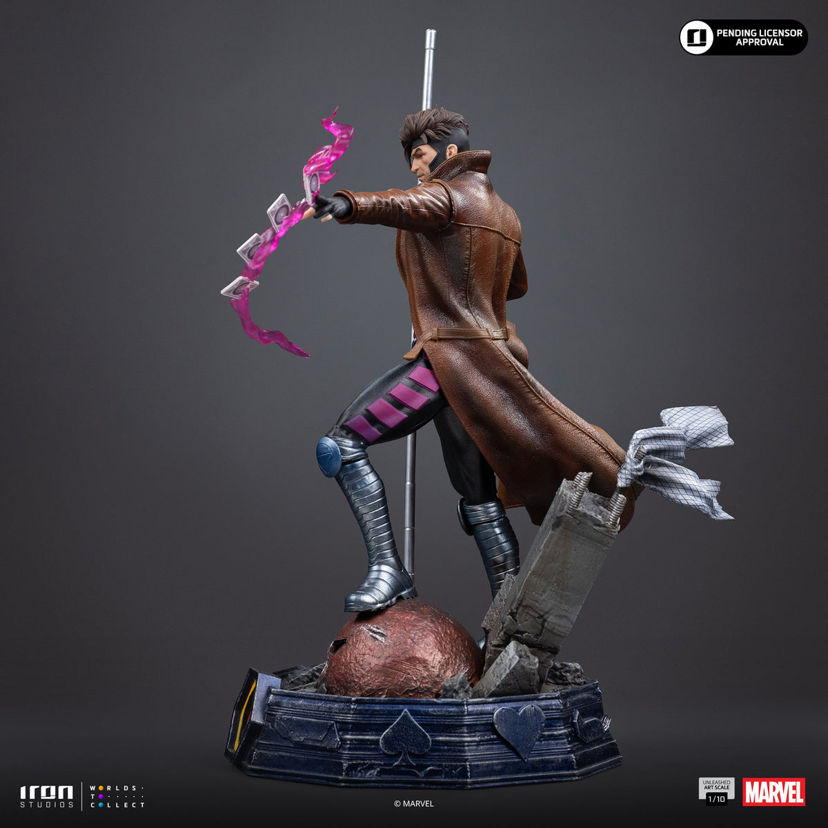 Gambit Unleashed X-Men 1/10 Scale Statue Pre-order