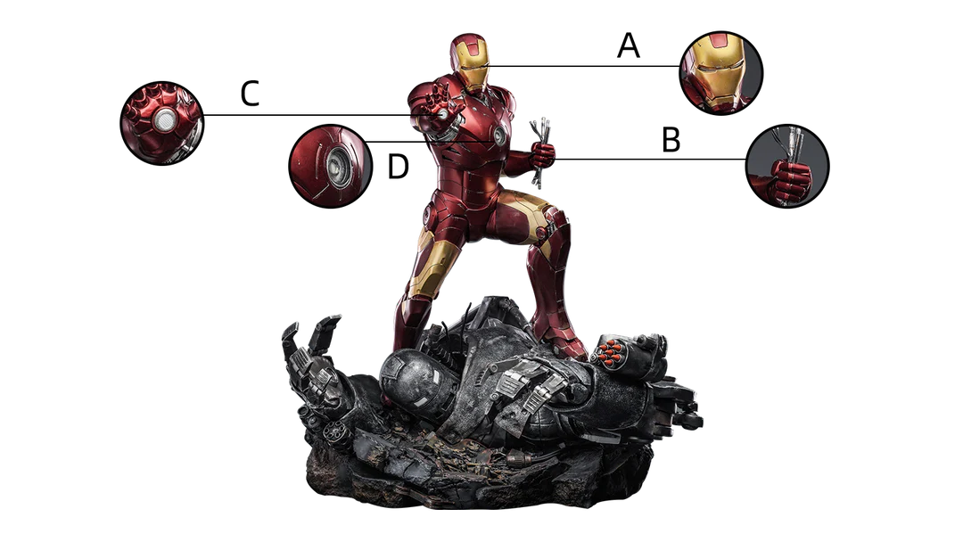 Iron Man Mark 3 1/4 Scale Statue Pre-order