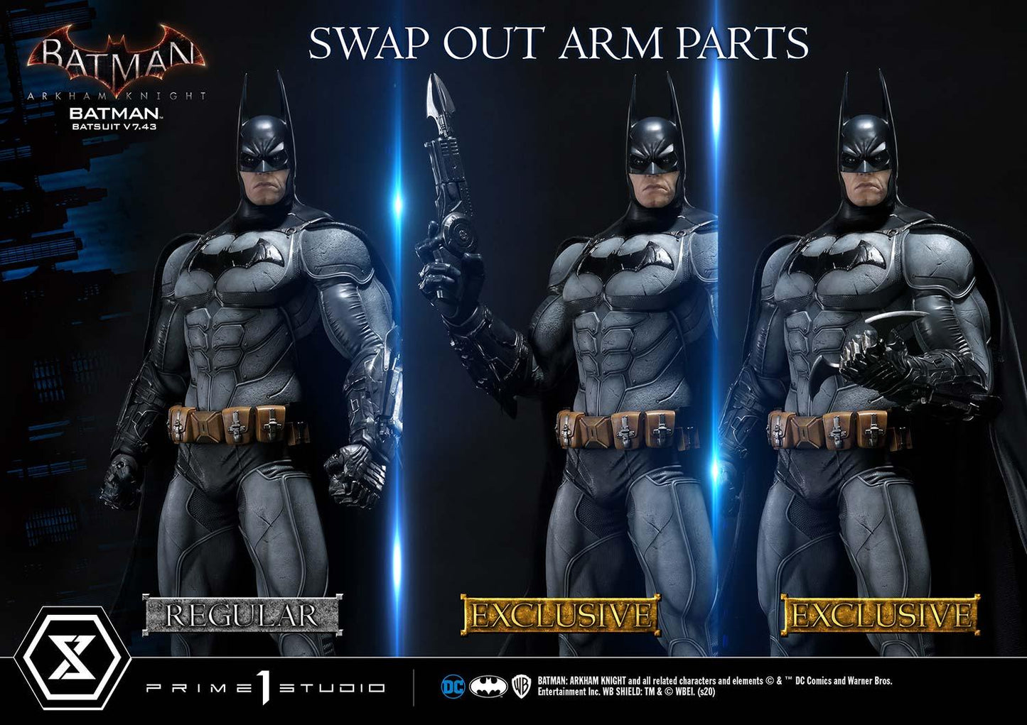 Batman Arkham Knight Batsuit v7.43 Exclusive 1/3 Scale Statue