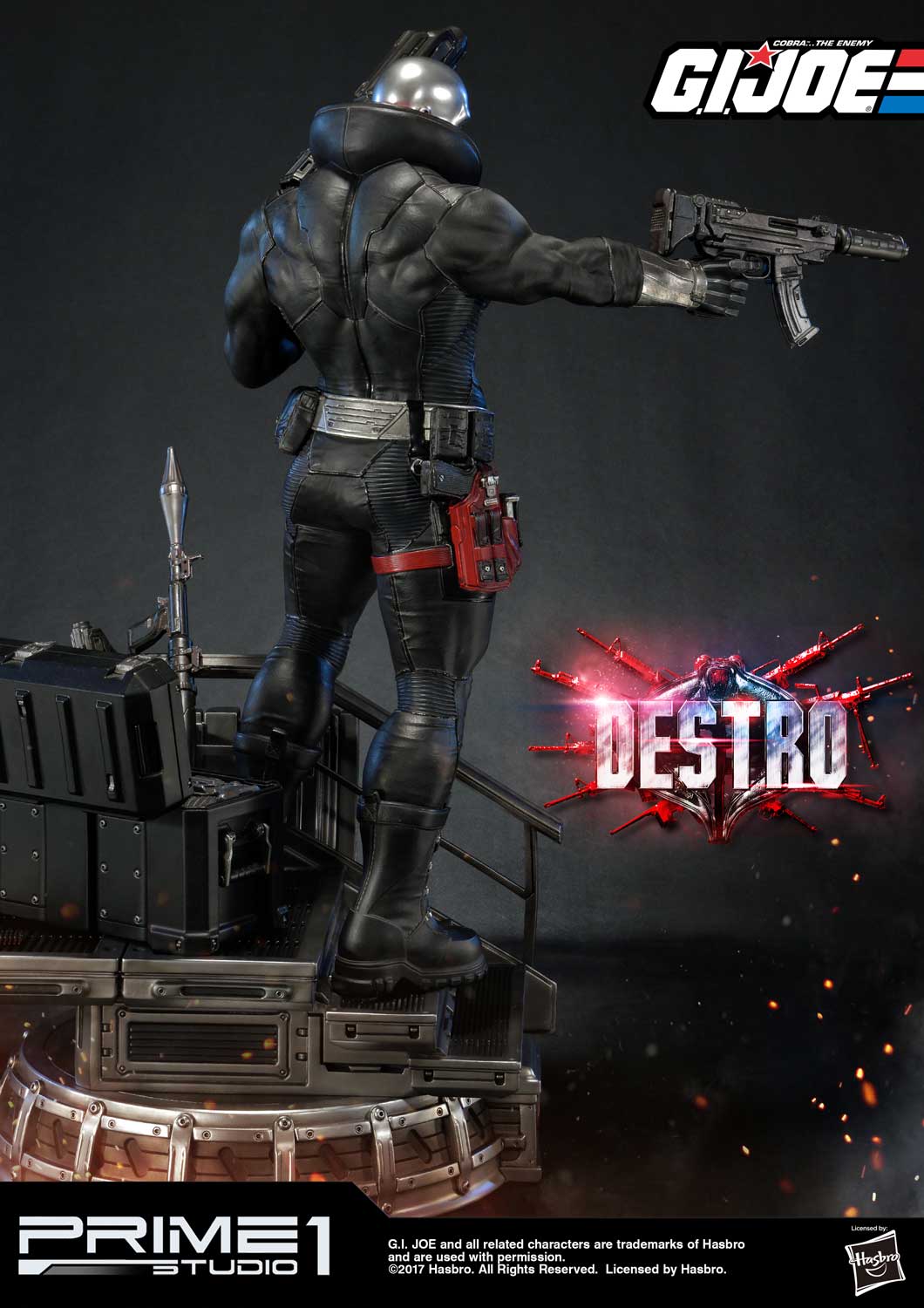 Destro Exclusive G.I. Joe 1/4 Scale Statue