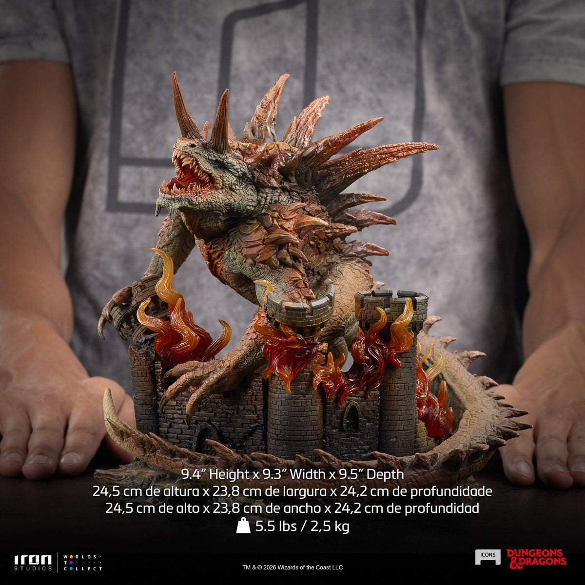 Tarrasque Dungeons & Dragons Icons Non-Scale Statue Pre-order