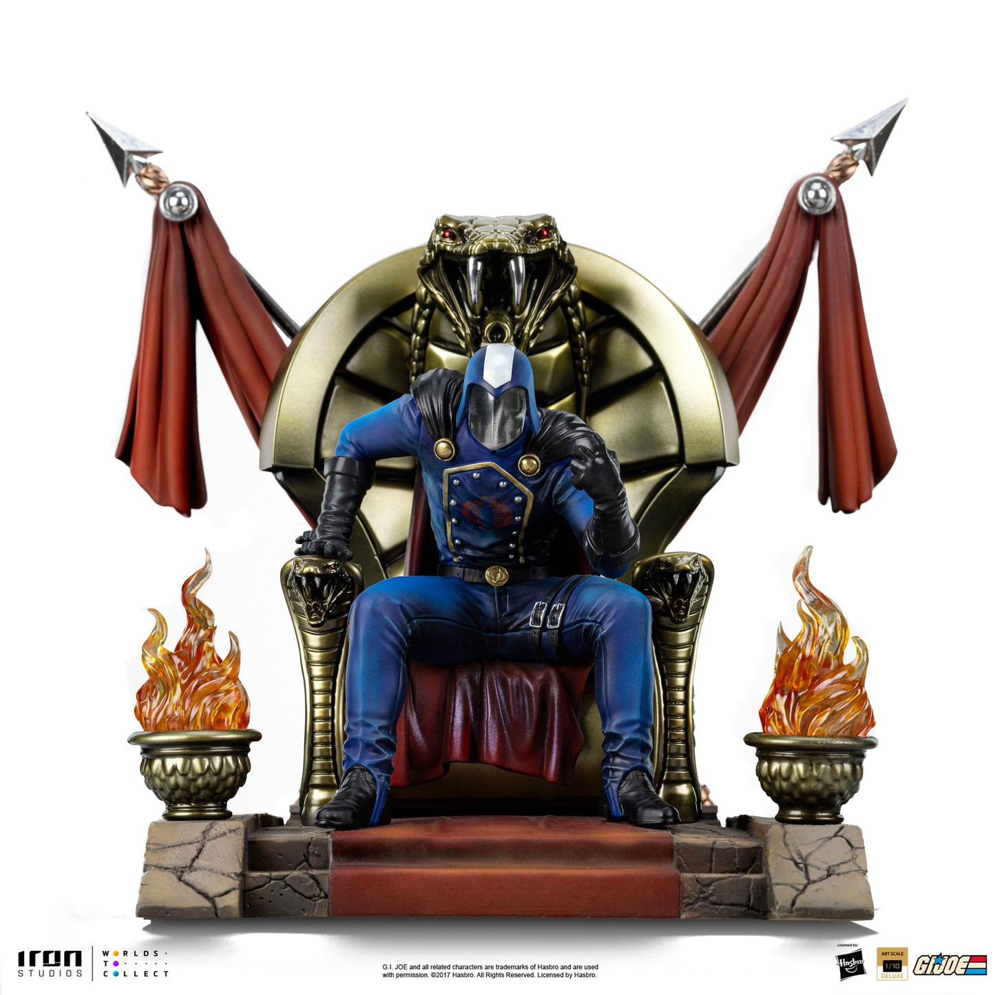 Cobra Commander (on Throne) G.I. Joe 1/10 Scale Statue Pre-order