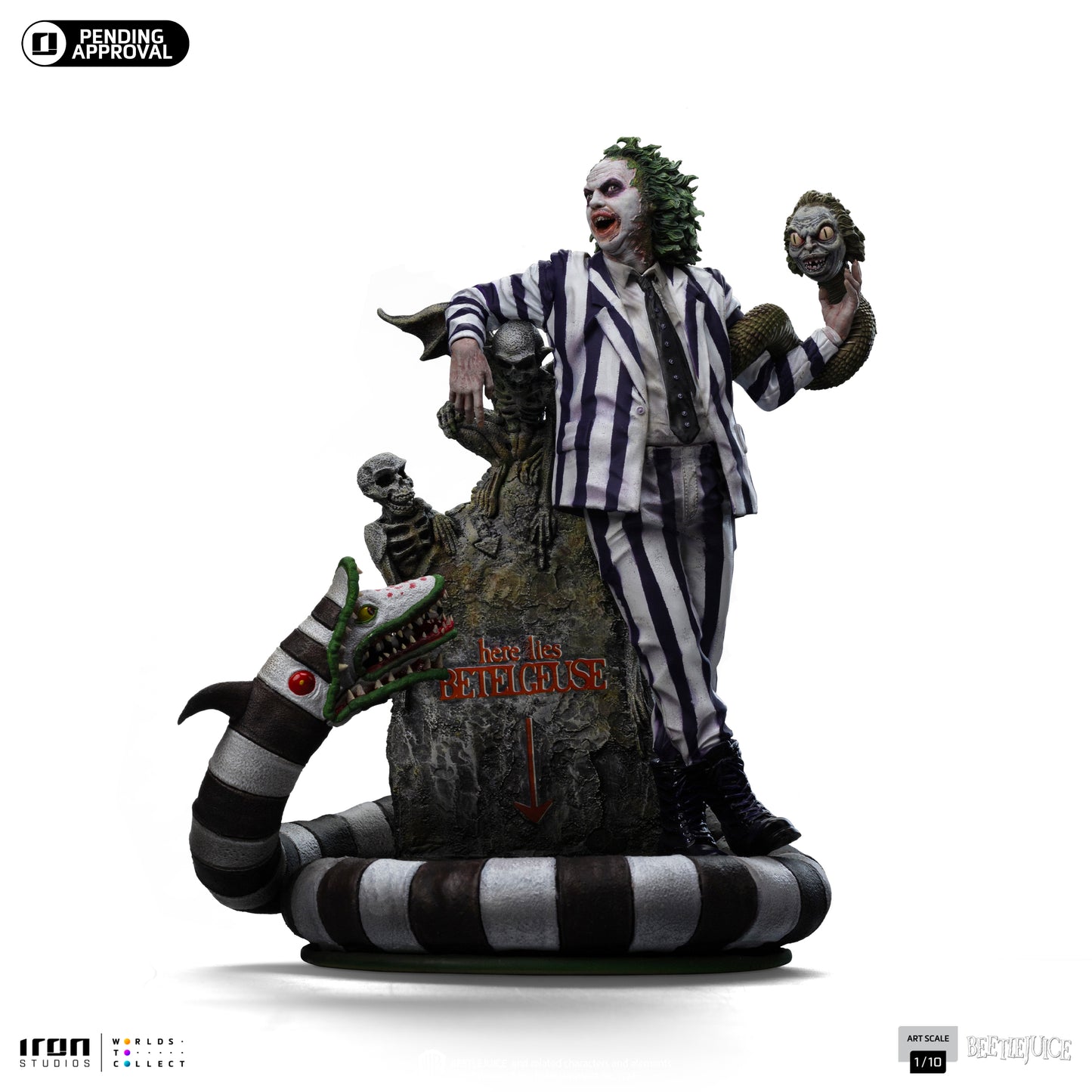 Beetlejuice 1/10 Scale Statue Pre-order